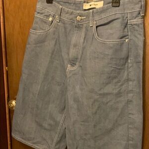 Men's Light Blue Denim Shorts